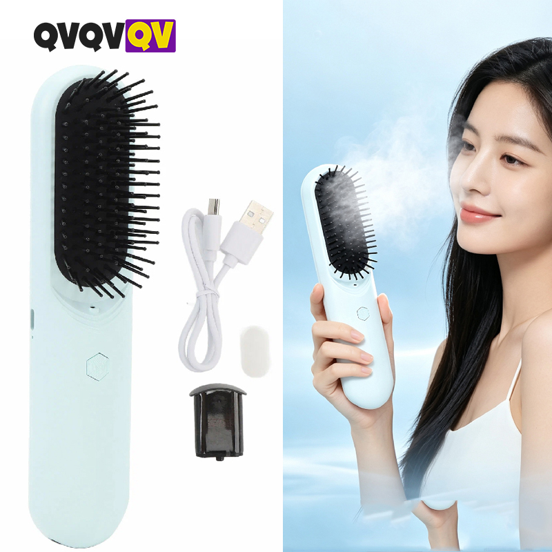 Hair Care Essential Oil Atomizing - Grzebień do włosów z jonami ujemnymi,