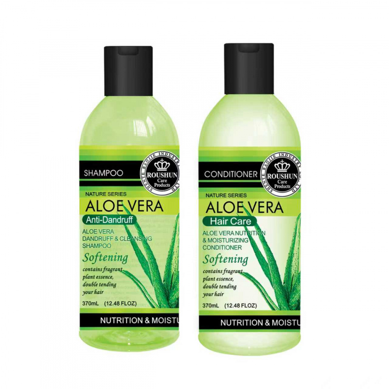 Hair Care Conditioner - ZESTAW SZAMPONU I ODŻYWCZYCH PROZÓWANIECZÓW ROUSHUN