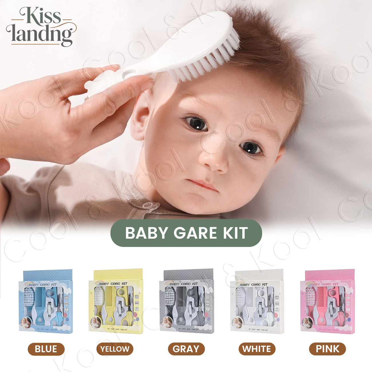 Hair Care Baby - Zestaw do higieny i pielęgnacji niemowląt,