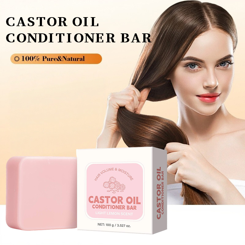 Hair Care Conditioner - Mydło w kostce z olejem rycynowym,