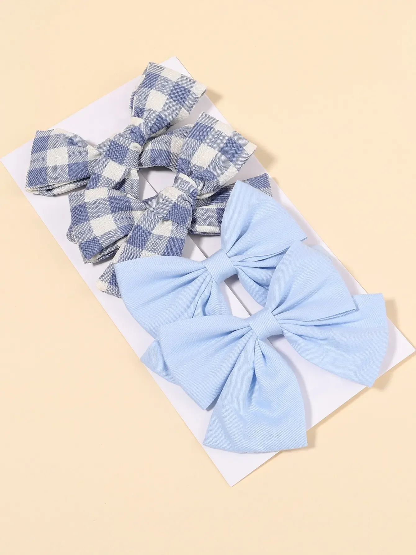 4 sztuk/zestaw śliczne w kratę – Hair Care Baby recenzja i cena