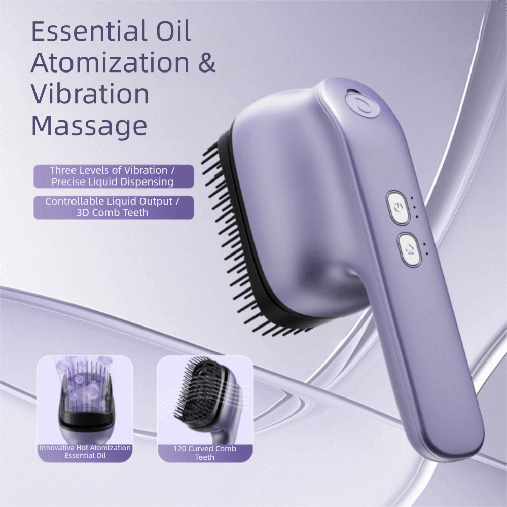 Elektryczny grzebień do masażu – Hair Care Essential Oil Atomizing recenzja i cena