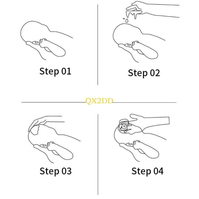 QX2D Baby silikonowa szczotka  – Hair Care Baby recenzja i cena