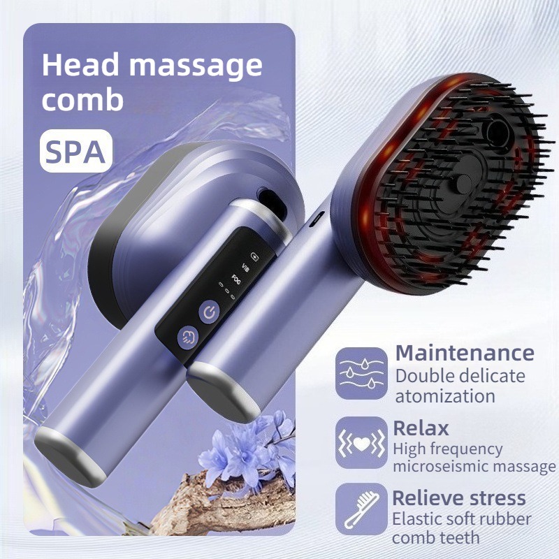 Mini silikonowy grzebień do ma – Hair Care Essential Oil Atomizing recenzja i cena